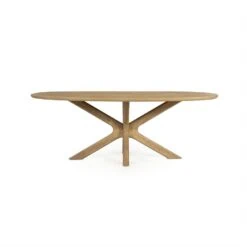 Eettafel Tycho ovaal Naturel mangohout 210cm