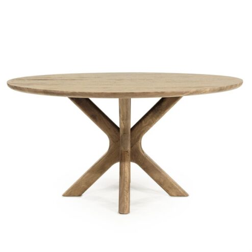 Eettafel Tycho rond Naturel mangohout 150cm