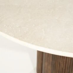 Eettafel Xanni rond Marmer 130cm