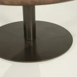 Esila Salontafel rond Bruin 80cm Esila Salontafel rond Bruin 80cm