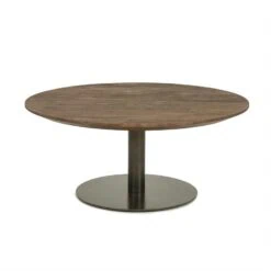 Esila Salontafel rond Bruin 80cm Esila Salontafel rond Bruin 80cm