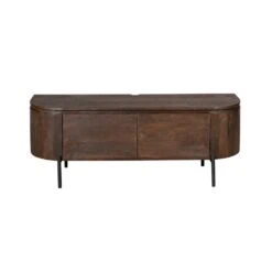 Evi Zwevend Tv meubel Walnoot Mangohout 120cm