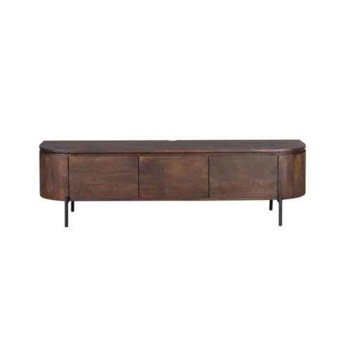 Evi Zwevend Tv meubel Walnoot Mangohout 160cm