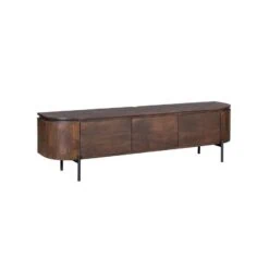 Evi Zwevend Tv meubel Walnoot Mangohout 160cm