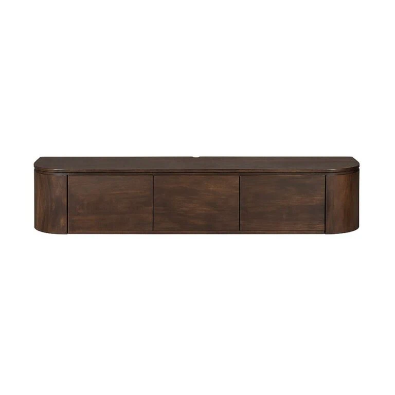 Evi Zwevend Tv meubel Walnoot Mangohout 160cm