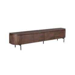 Evi Zwevend Tv meubel Walnoot Mangohout 240cm
