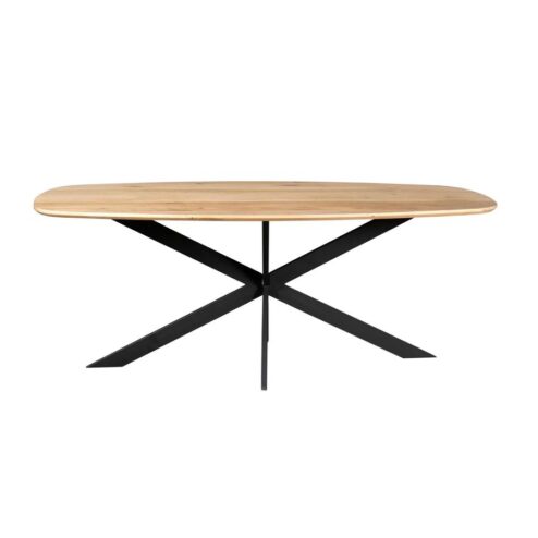 Ferry Eettafel Deens ovaal Naturel Eiken 180cm