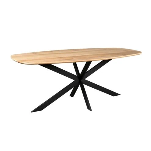 Ferry Eettafel Deens ovaal Naturel Eiken 180cm