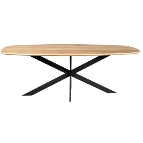Ferry Eettafel Deens ovaal Naturel Eiken 280cm