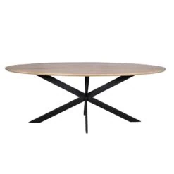 Ferry Eettafel Ovaal Naturel Eiken 180cm
