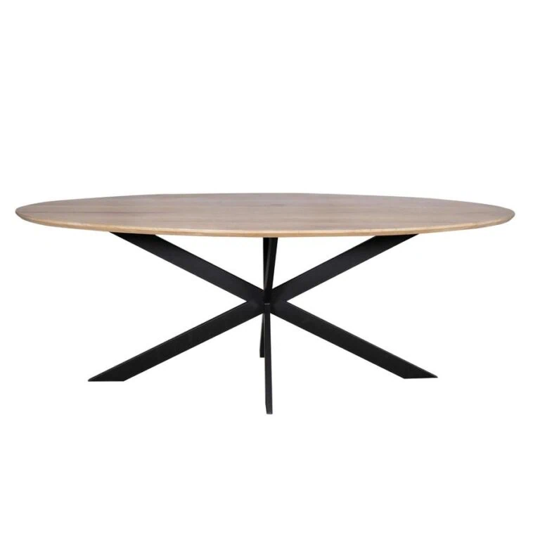 Ferry Eettafel Ovaal Naturel Eiken 180cm