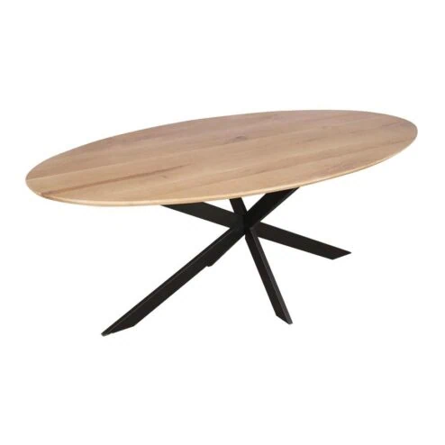 Ferry Eettafel Ovaal Naturel Eiken 280cm