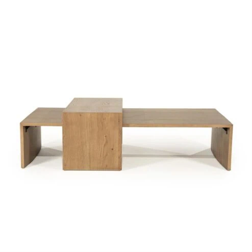 Flo Salontafel set van 2 Lichtbruin