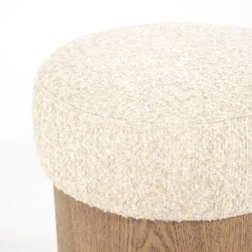 George Poef Beige hout 39cm