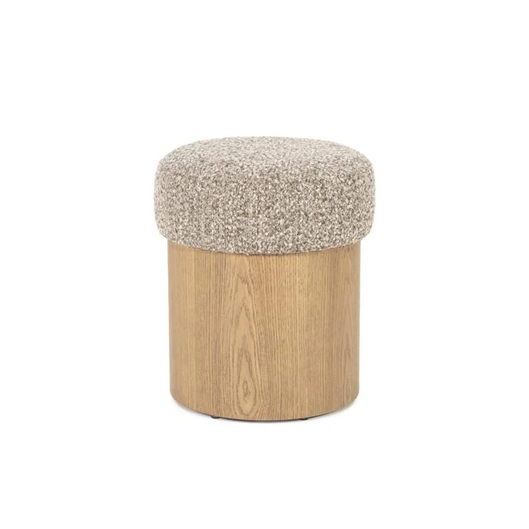 George Poef Taupe hout 39cm