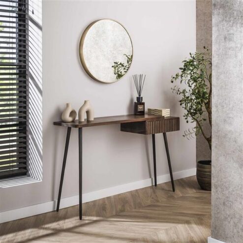 Giorgia Sidetable 1 lade Acaciahout 120cm