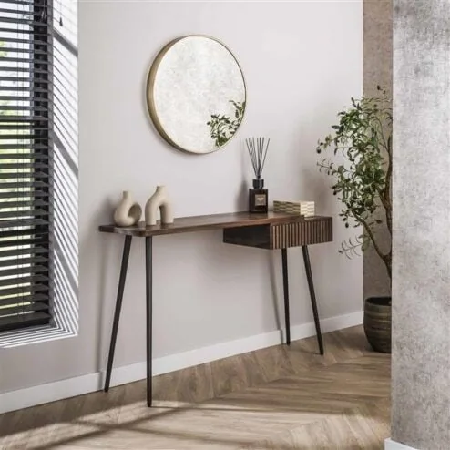 Giorgia Sidetable 1 lade Acaciahout 120cm