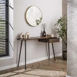 Giorgia Sidetable 1 lade Acaciahout 120cm