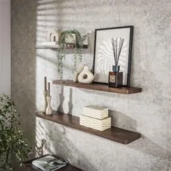 Giorgia Wandplank Acaciahout 120cm