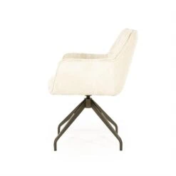Hugo Eetkamerstoel Beige stof