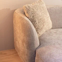 Bank Ziva (Divan rond links+2-zits zonder armen+Longchair rond rechts)