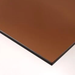 Joshua Salontafel rond Bruin Glas 70cm
