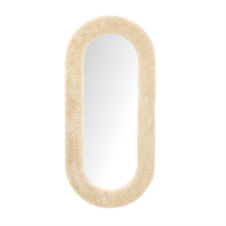 Kiss Spiegel large Beige 60cm