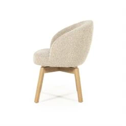 Livia Eetkamerstoel Taupe stof