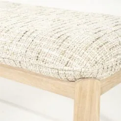 Lottie Bankje Beige hout 143cm Lottie Bankje Beige hout 143cm