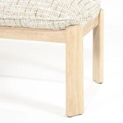 Lottie Bankje Beige hout 143cm Lottie Bankje Beige hout 143cm