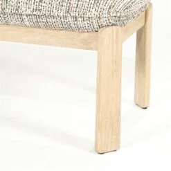 Lottie Bankje Taupe hout 143cm Lottie Bankje Taupe hout 143cm