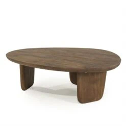 Maud Salontafel Bruin mangohout 100cm Maud Salontafel Bruin mangohout 100cm