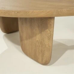 Maud Salontafel Naturel mangohout 100cm Maud Salontafel Naturel mangohout 100cm