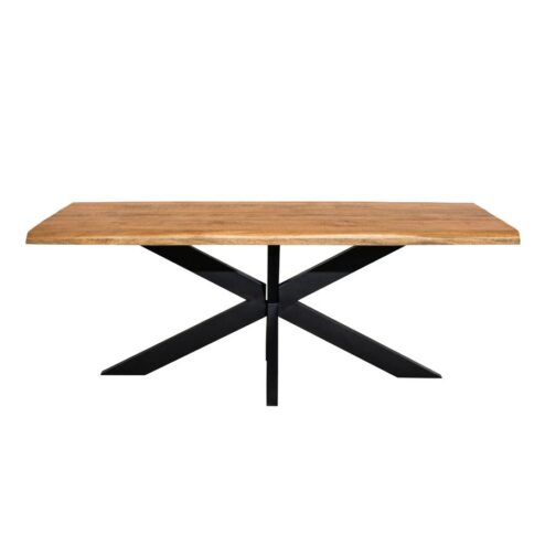 Morada Eettafel boomstam Warm Mangohout 160cm