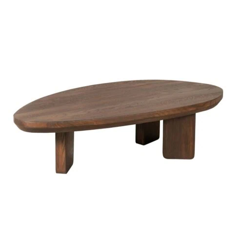 Niko Salontafel Organisch Bruin Eiken 130cm