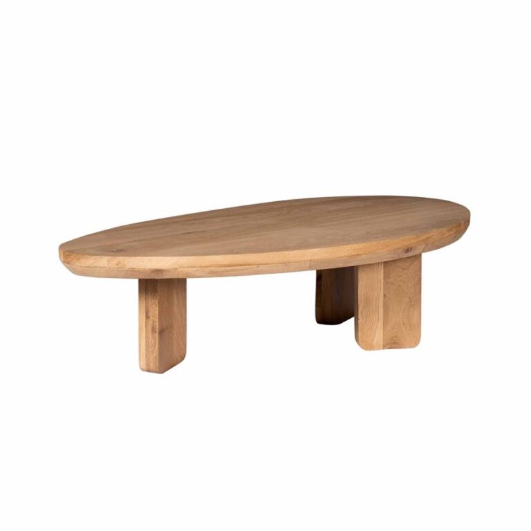 Niko Salontafel Organisch Naturel Eiken 130cm