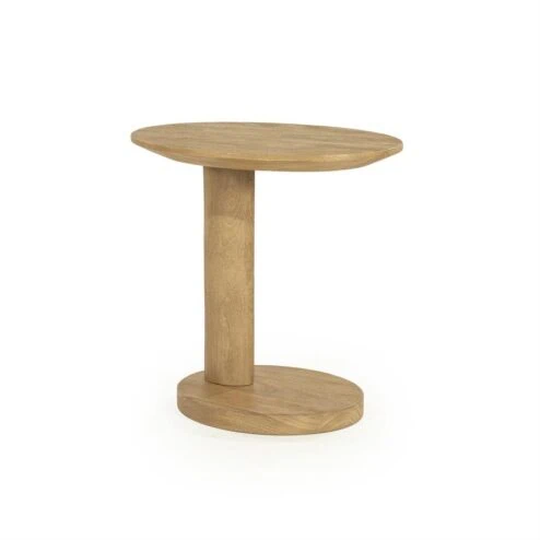 Novia Bijzettafel Naturel mangohout 50cm