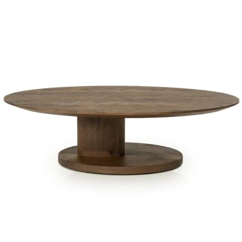 Novia Salontafel Lichtbruin mangohout 120cm
