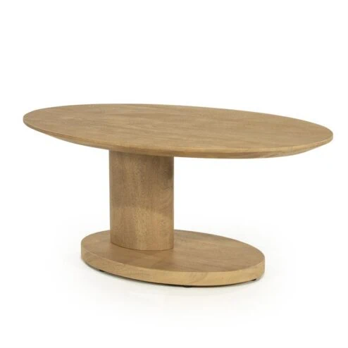 Novia Salontafel Naturel mangohout 90cm