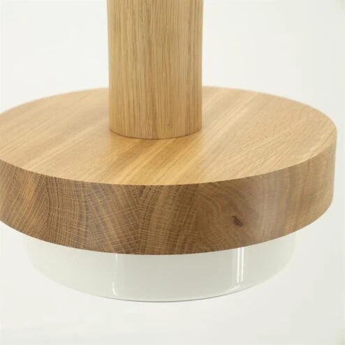 Oaka 1-lichts Hanglamp Hout