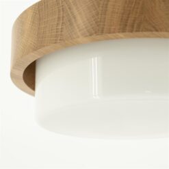 Oaka 1-lichts Hanglamp Hout
