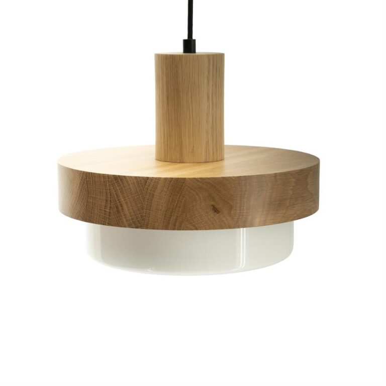 Oaka 1-lichts Hanglamp Hout