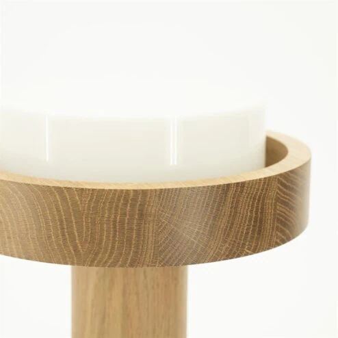 Oaka 1-lichts Tafellamp Hout