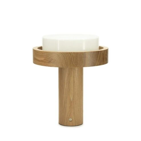 Oaka 1-lichts Tafellamp Hout