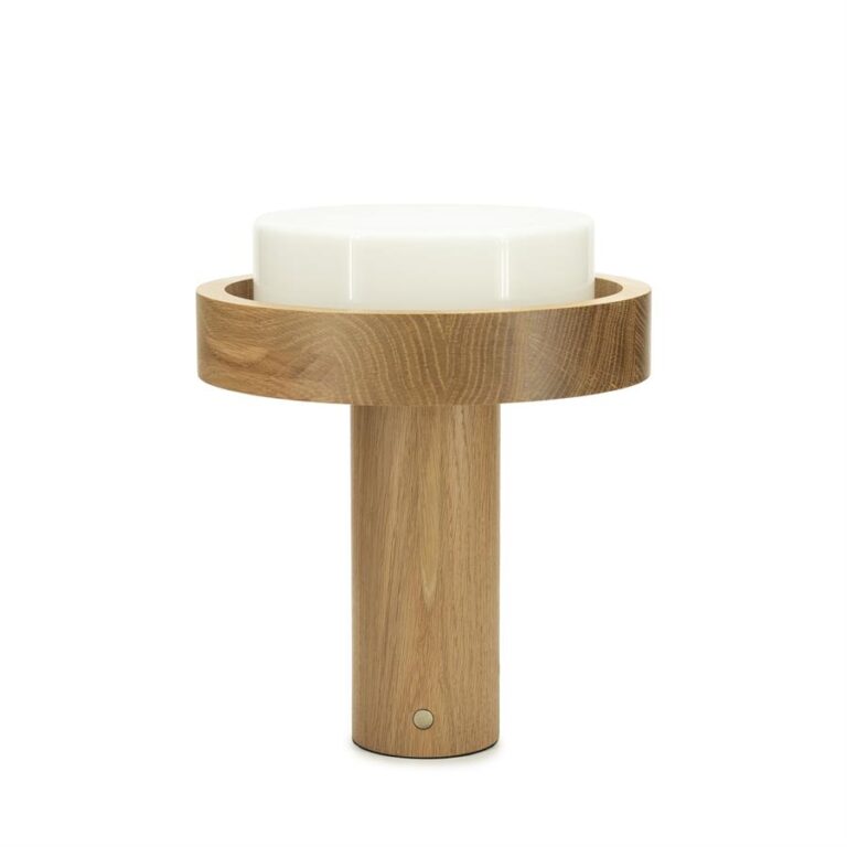 Oaka 1-lichts Tafellamp Hout