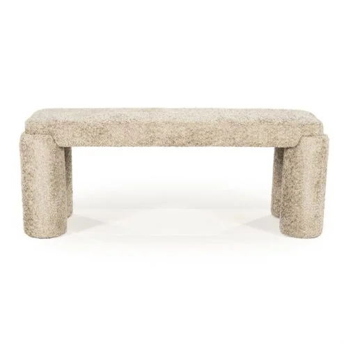 Omla Bankje Taupe Stof 119cm