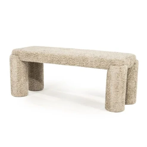 Omla Bankje Taupe Stof 119cm
