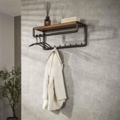 Patrick Kapstok met hoedenplank 8 haken 80cm