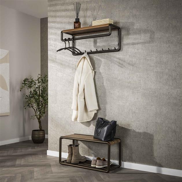 Patrick Kapstok met hoedenplank 8 haken 80cm