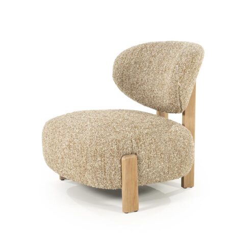 Reiza Fauteuil naturel Taupe
